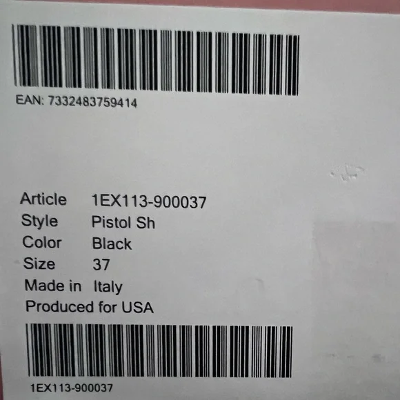 Acne Studios Pistol Black Leather Boots Size 37, worn 1x - Picture 7 of 7